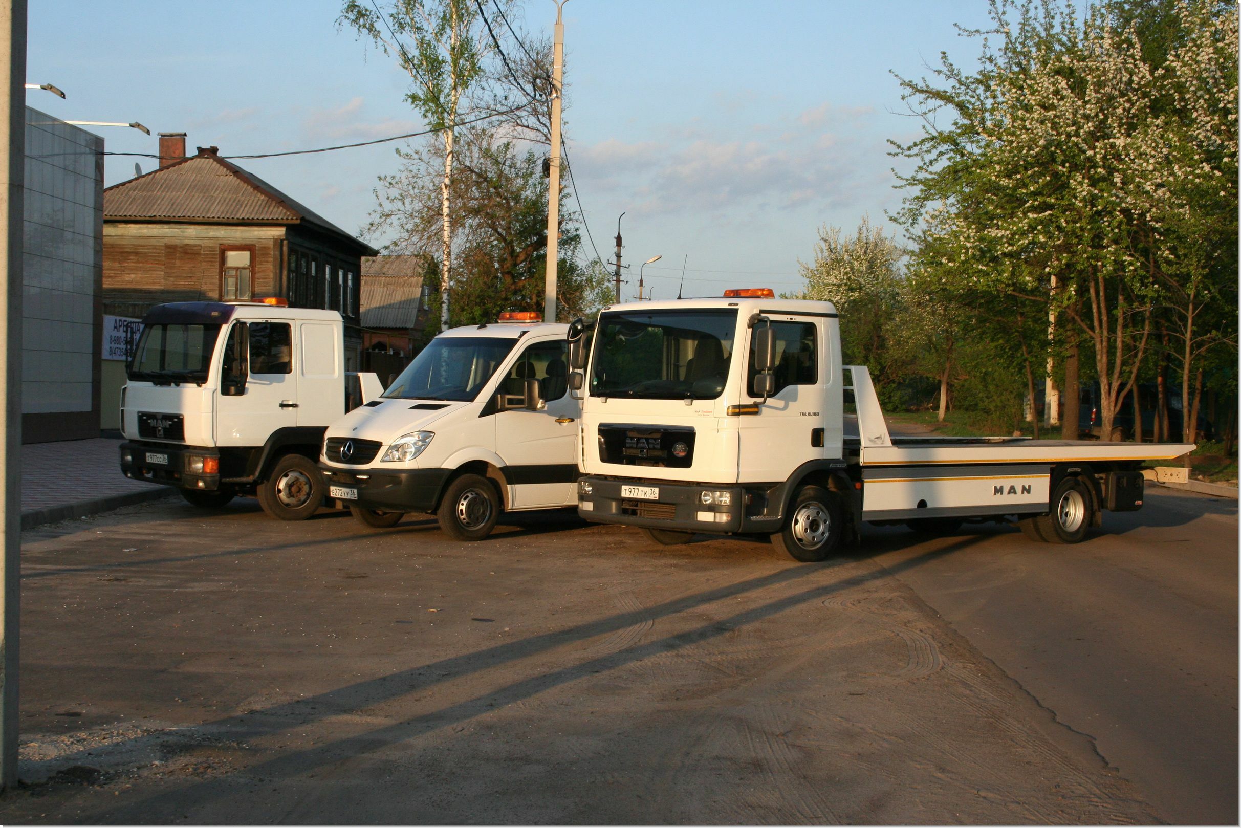 Фото автопарка эвакуаторов