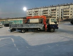 фото эвакуатор с кран манипулятором
